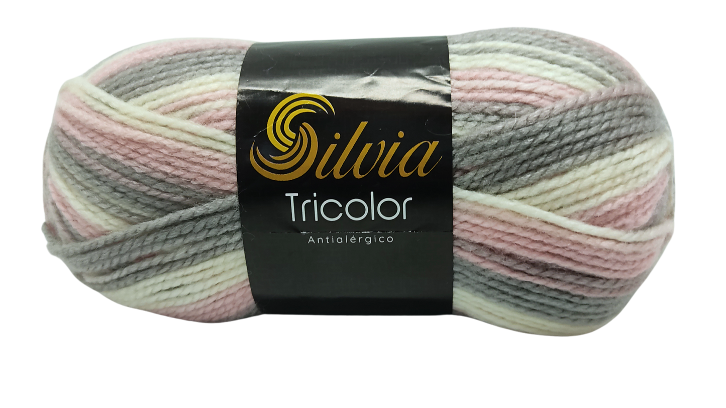 Lana Silvia Tricolor 100gr