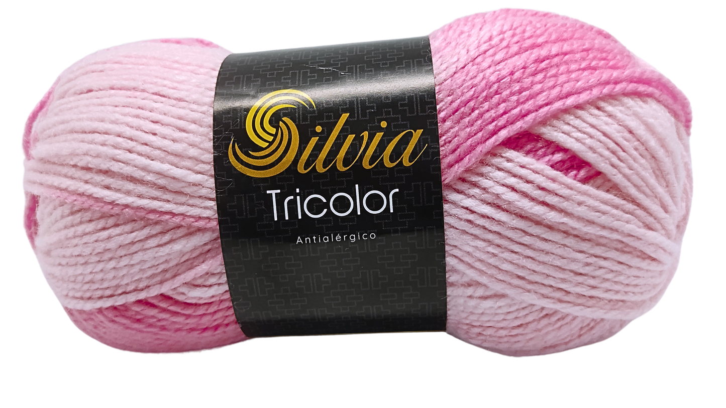Lana Silvia Tricolor 100gr