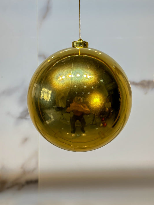 Bola Navideña - 15 CM - Brillante Dorada