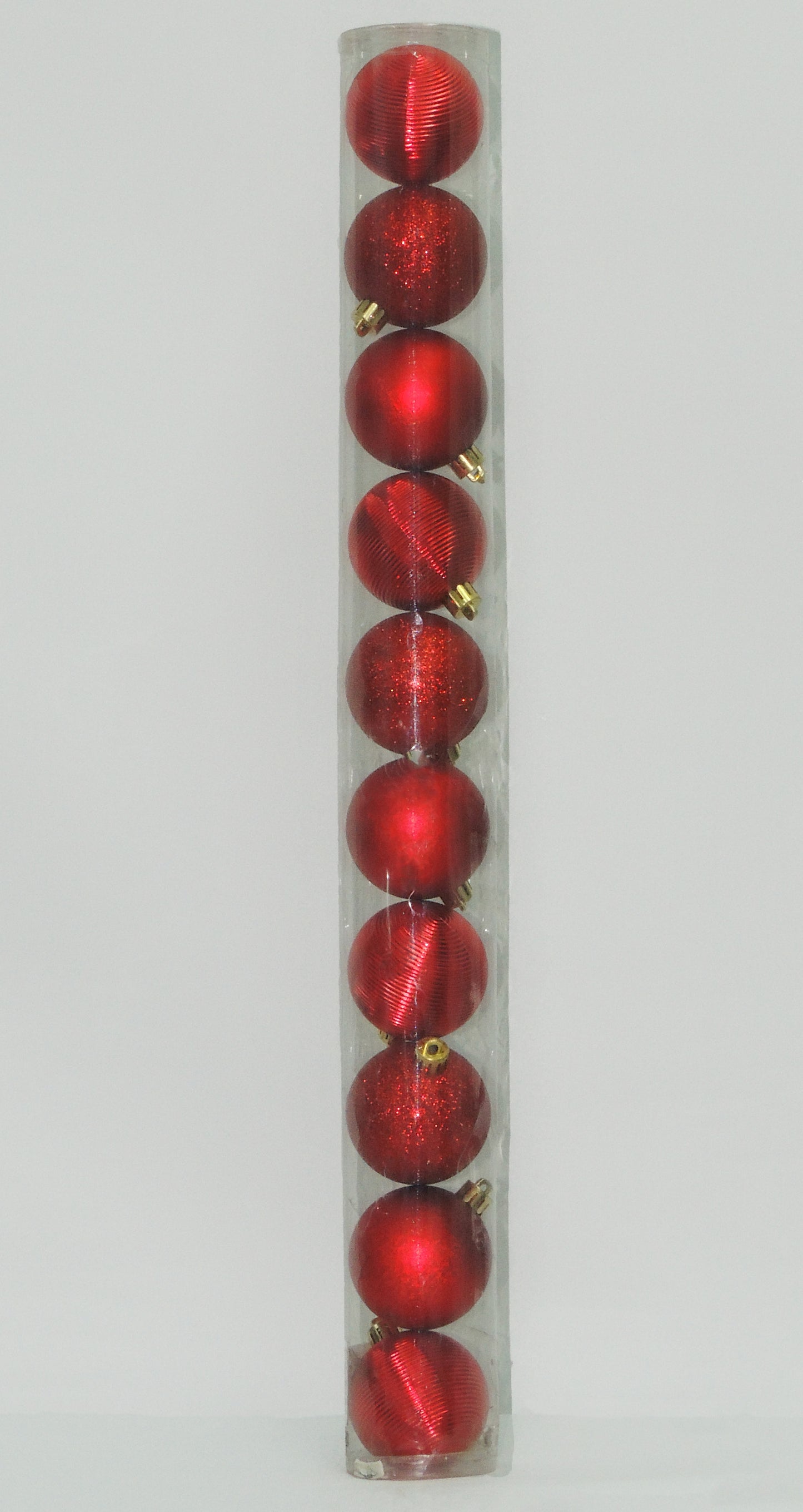 Bolas Navideñas Rojas 6cm (Tarro X 10 unidades)