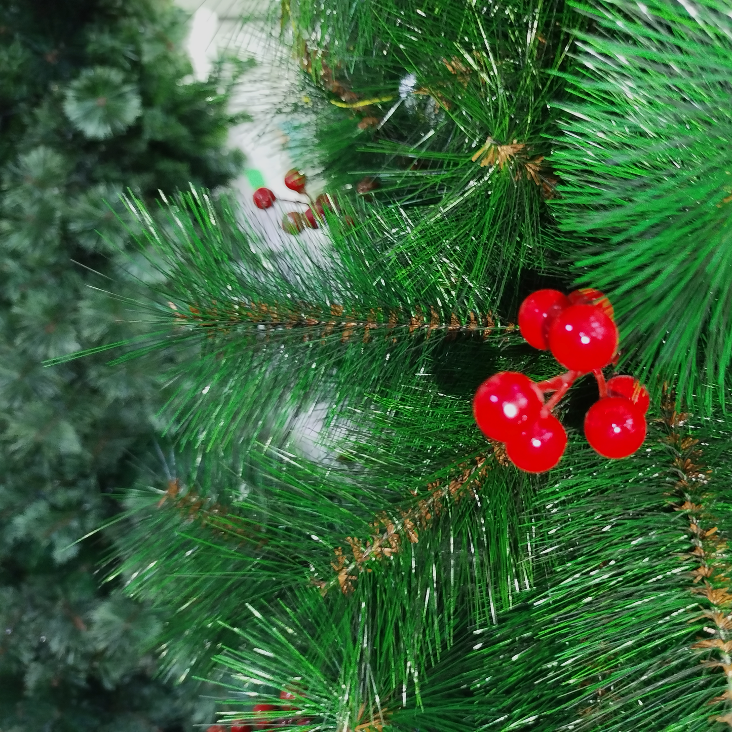 Arbol De Navidad Pino Tibet Con Cherry 1.80 Metros