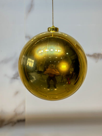 Bola Navideña - 15 CM - Brillante Dorada